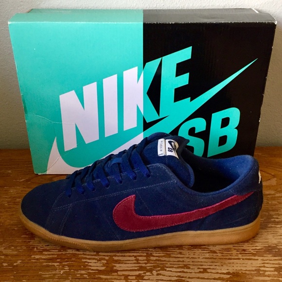 🔥🛹Nike Sb Zoom Air Classic Midnight/Team Red🛹🔥 - Picture 3 of 6